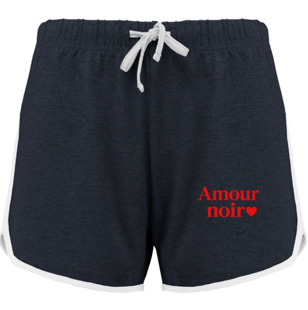 Iconic Amournoir❤️ sports shorts (Navy / White) Woke! Paris