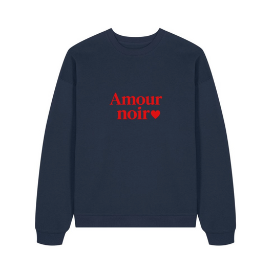 💙 Navy Blue Amournoir 💙 Sweat ! Woke! Paris