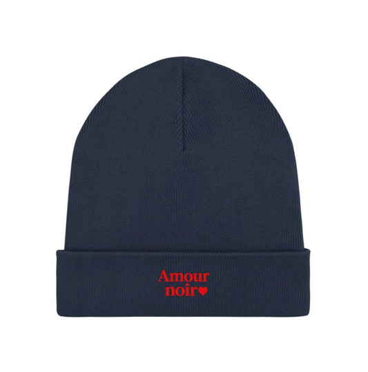 AmourNoir ❤️ x French navy Beanies Woke! Paris
