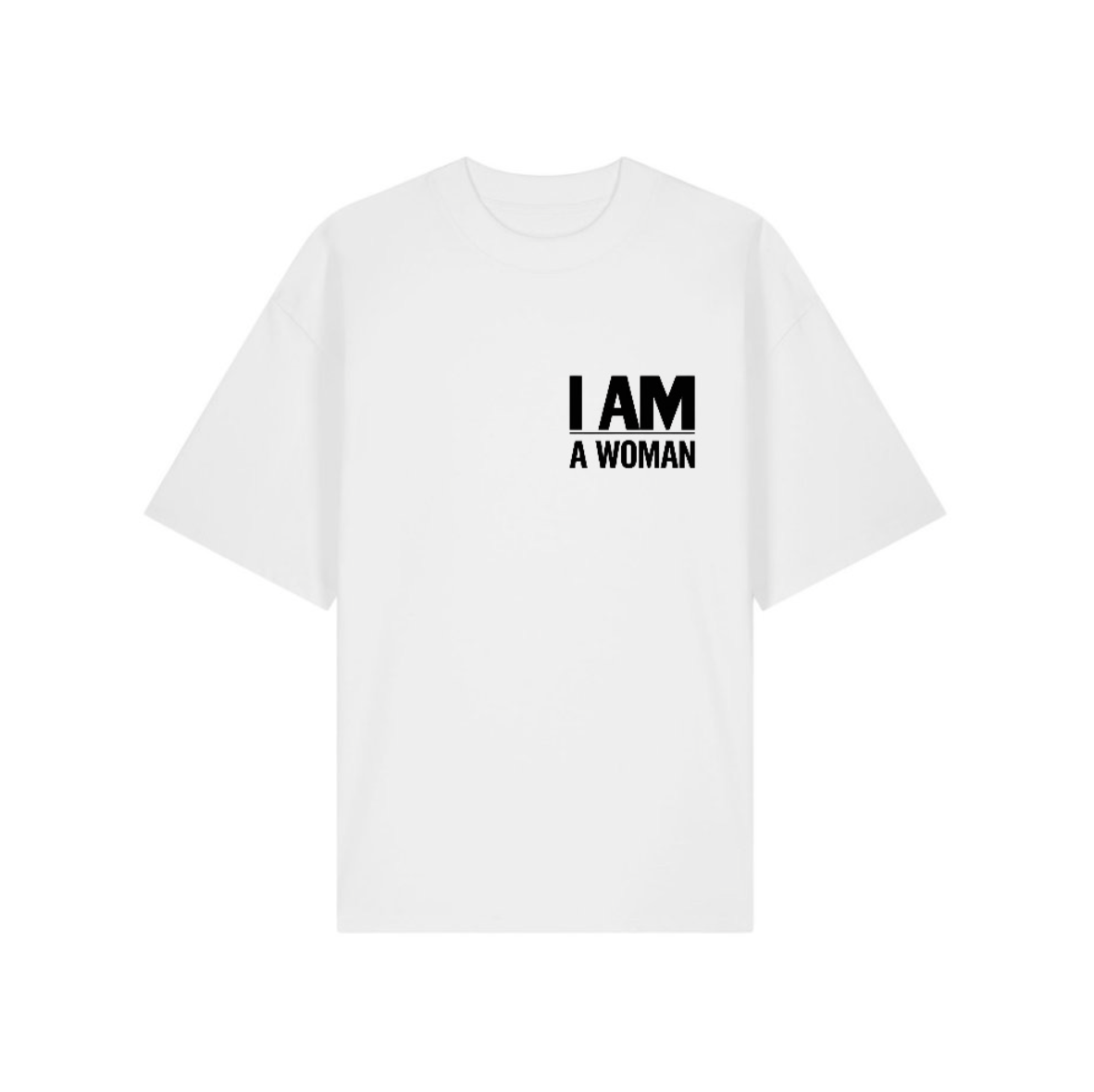🖤 Tee-Shirt I AM A WOMAN - Human Rights 🖤 WOKE Paris