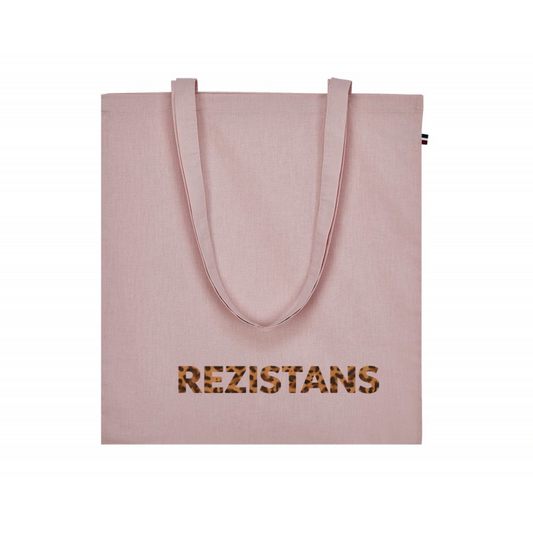 💜 Rezistans  -  LEOPARD x iconic 🇫🇷 Tote Bag 💜 Éditions Woke Up!