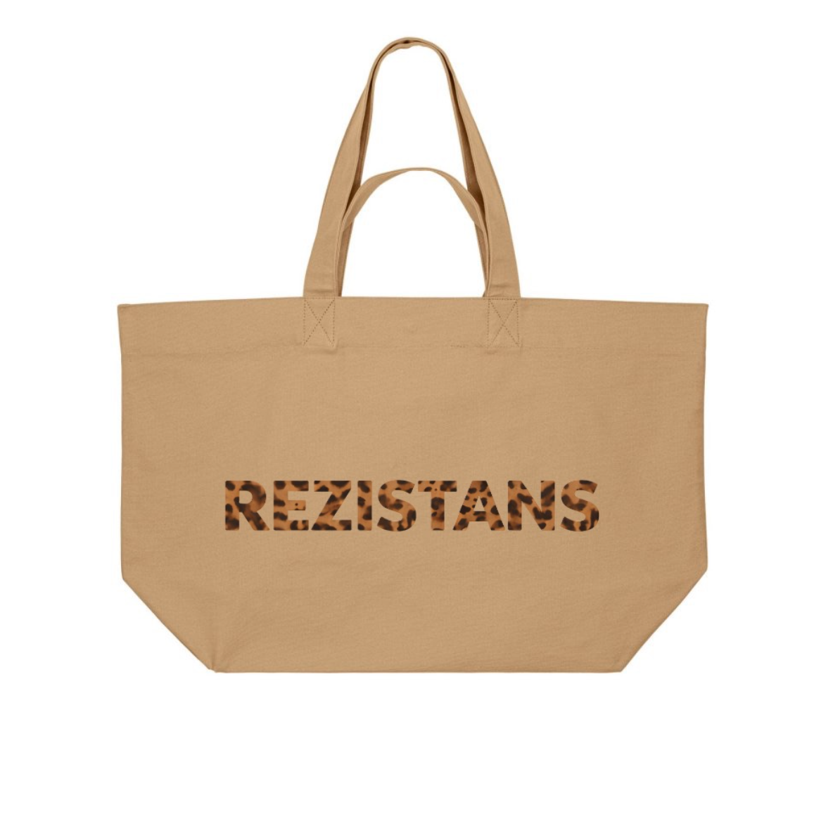💛 Rezistans  -  LEOPARD x iconic 🇫🇷 Shopping Bag 💛 WOKE Paris