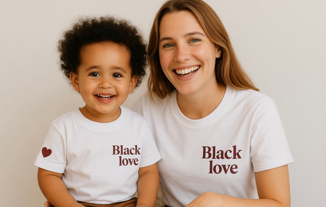 Matchy Matchy - Tee-shirt Black Love RED Woke! Paris
