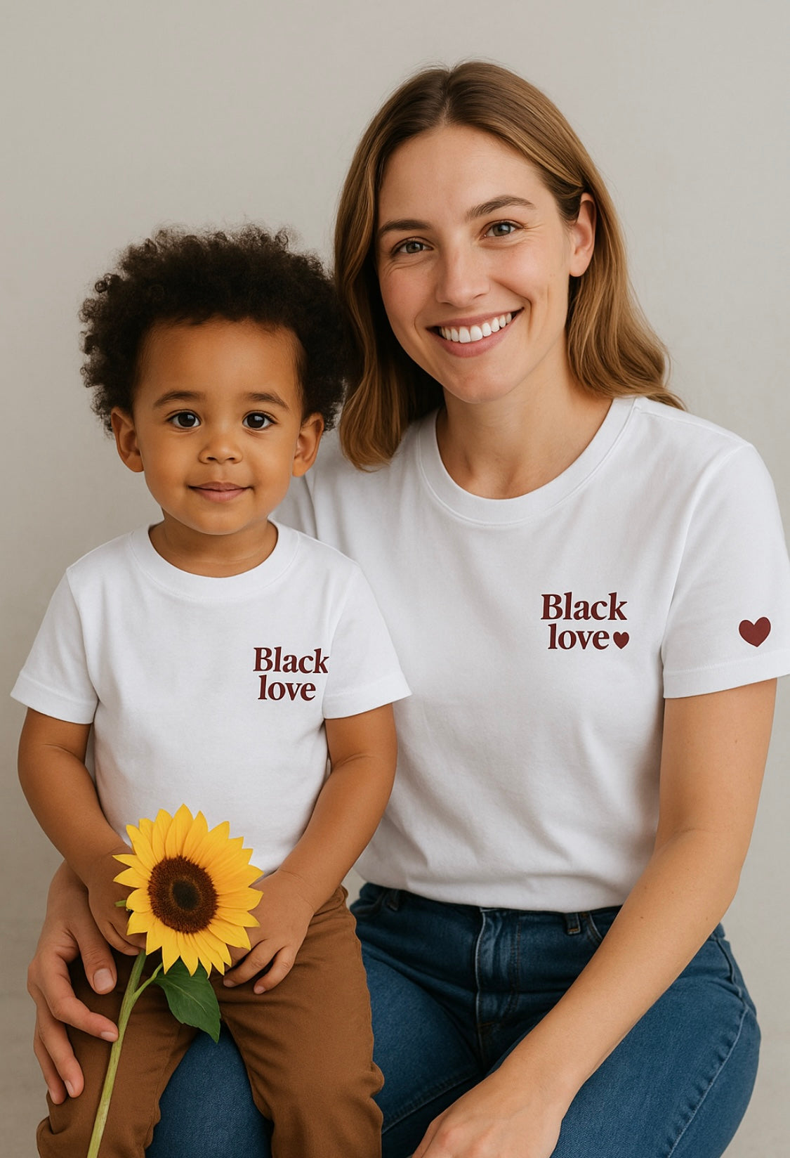 Matchy Matchy - Tee-shirt Black Love RED Woke! Paris